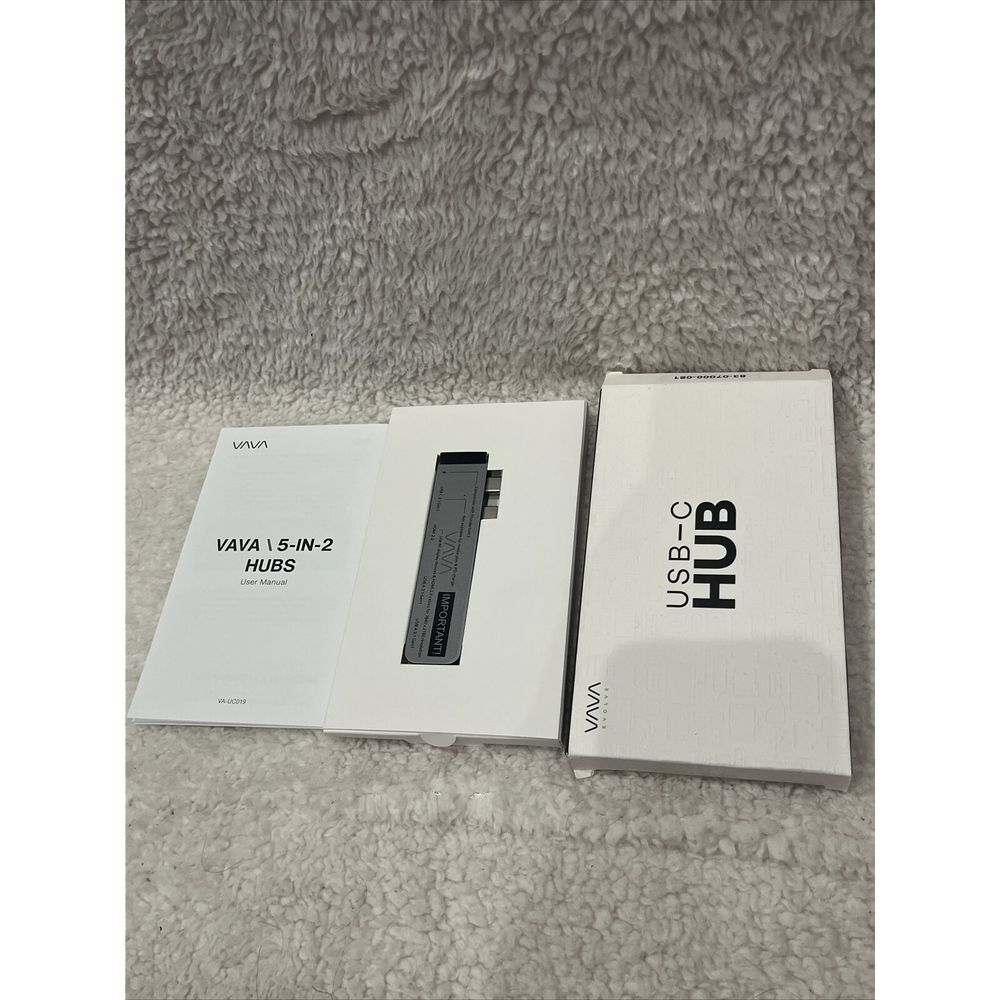 Vava VA-UC019 5-Port USB Type-C Hub for MacBook‎ Pro/ Air (Brand New)